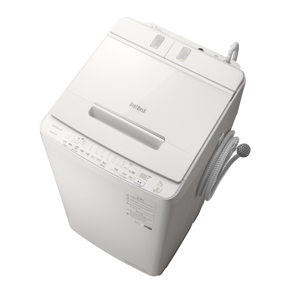 タテ型洗濯機（10kg） BW-X100G W(ホワイト): 生活家電/日立の家電品 