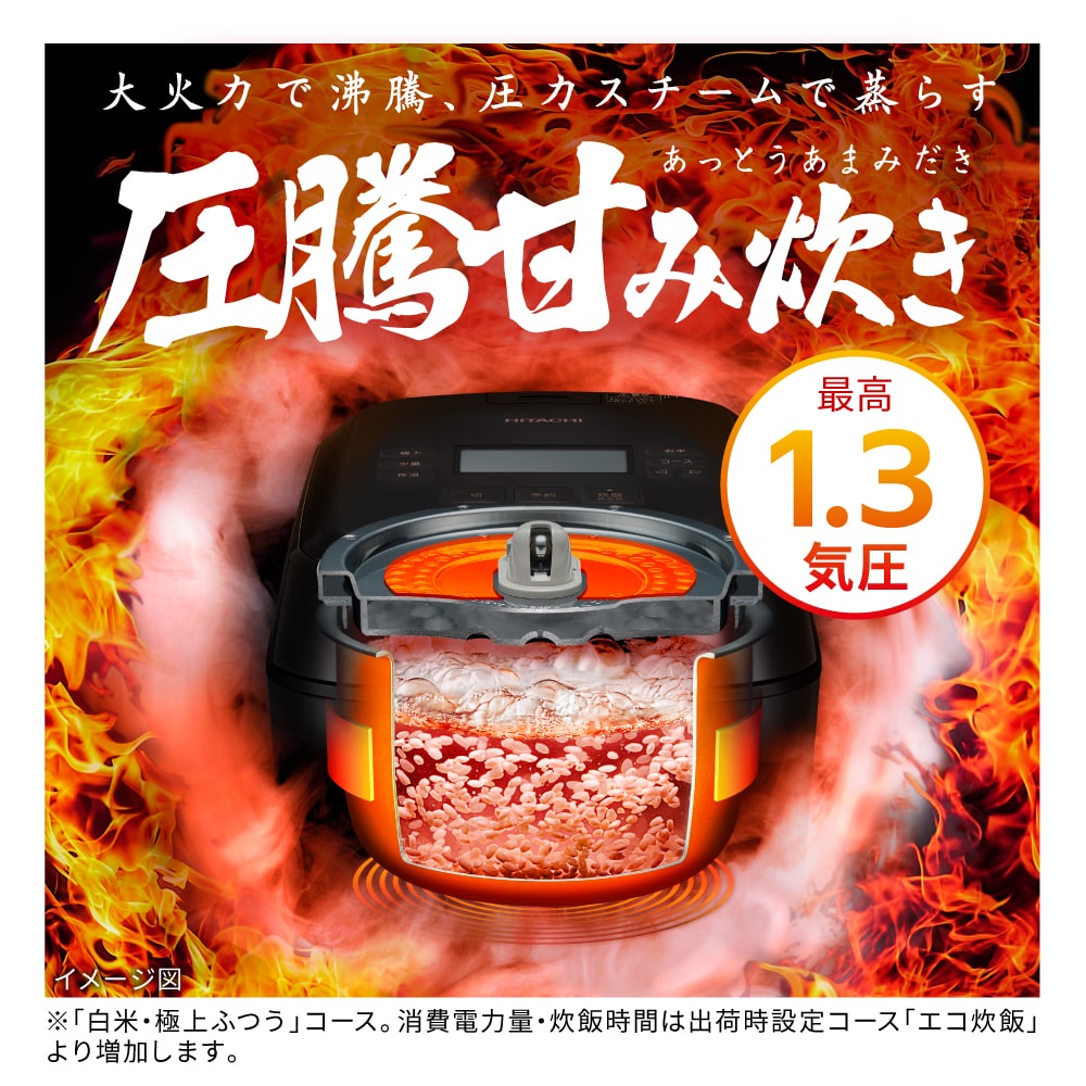 ジャー炊飯器（5.5合炊き）RZ-V100KM K(フロストブラック): キッチン