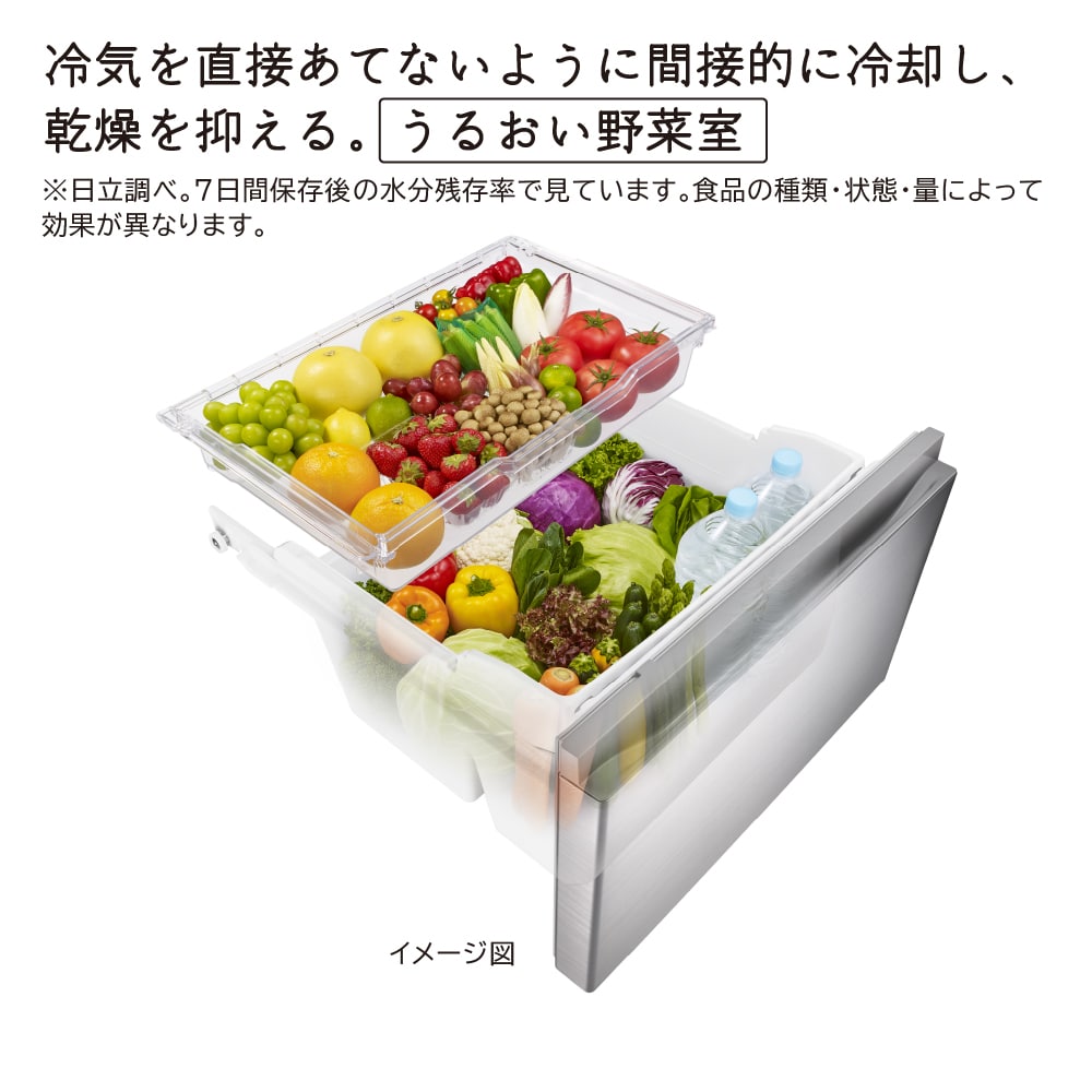 アウトレット】冷蔵庫（470L・左開き）R-HS47SGL S(シルバー