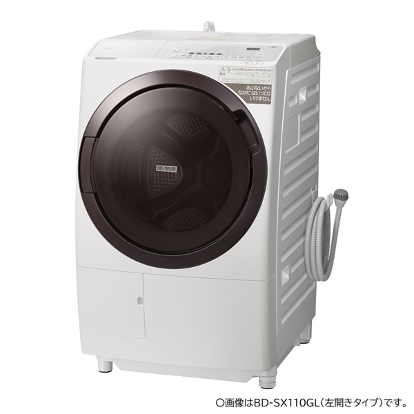 ドラム式洗濯乾燥機（洗濯:11kg・乾燥:6kg・左開き）　BD-SX110GL W