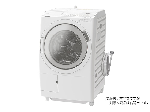 ドラム式洗濯乾燥機（洗濯:12kg・乾燥:6kg・右開き） BD-SX120HR W 