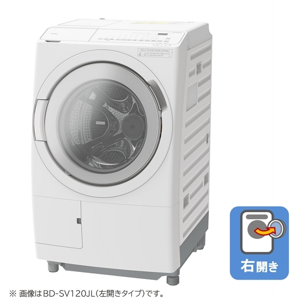 ドラム式洗濯乾燥機（洗濯:12kg・乾燥6kg・右開き） BD-SV120JR W 