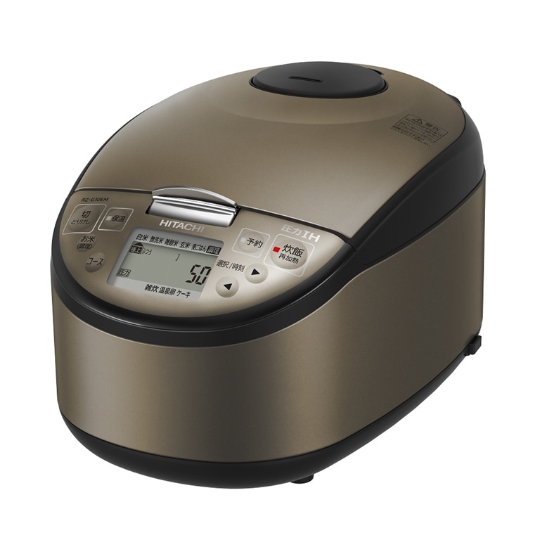 ジャー炊飯器（5.5合炊き） RZ-G10EM T(ブラウンメタリック): キッチン 