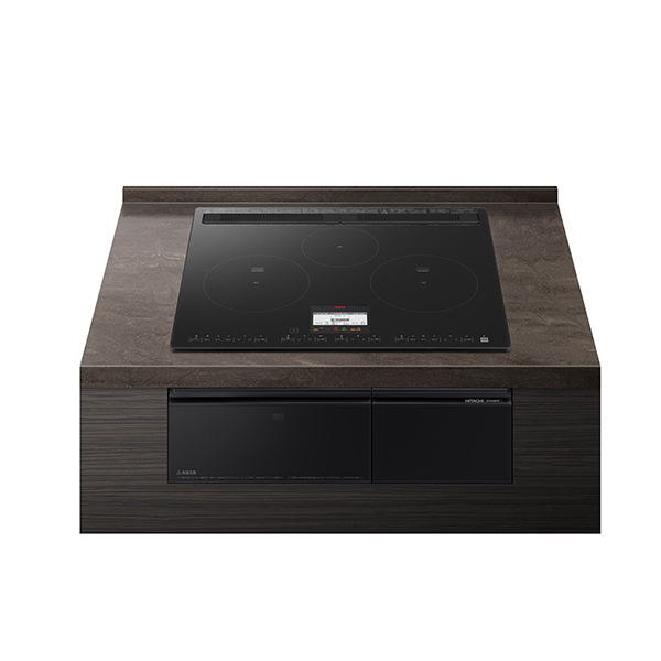 【日立整備済み品】IHクッキングヒーター（ビルトイン）HT-N100KTF K