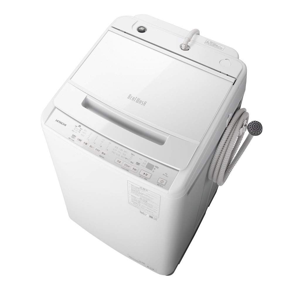 タテ型洗濯機（8kg） BW-V80J W(ホワイト): 生活家電/日立の家電品 ...