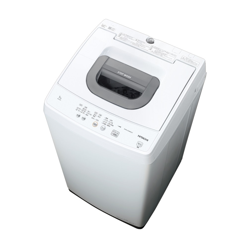 日立 2ステップウォッシュ搭載 5kg☆Y-710 - 洗濯機