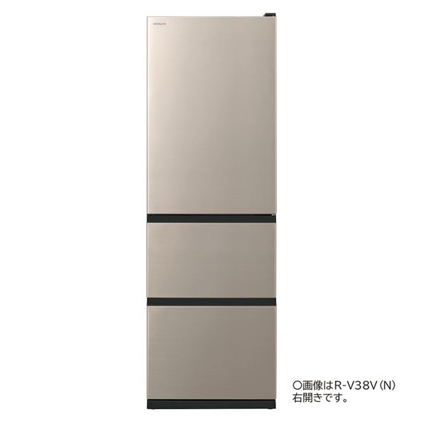 【アウトレット】冷蔵庫(375L・左開き)R-V38VL N
